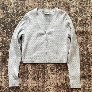 Aritzia Sunday Best Cable Knit Cardigan